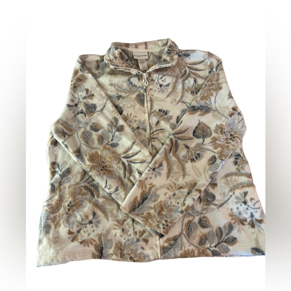 Alfred Dunner XL Floral Sweater Jacket
